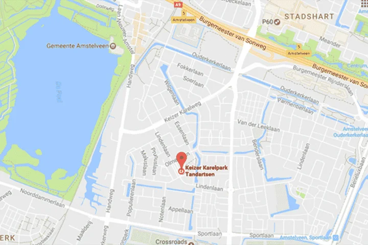 landkaart amstelveen